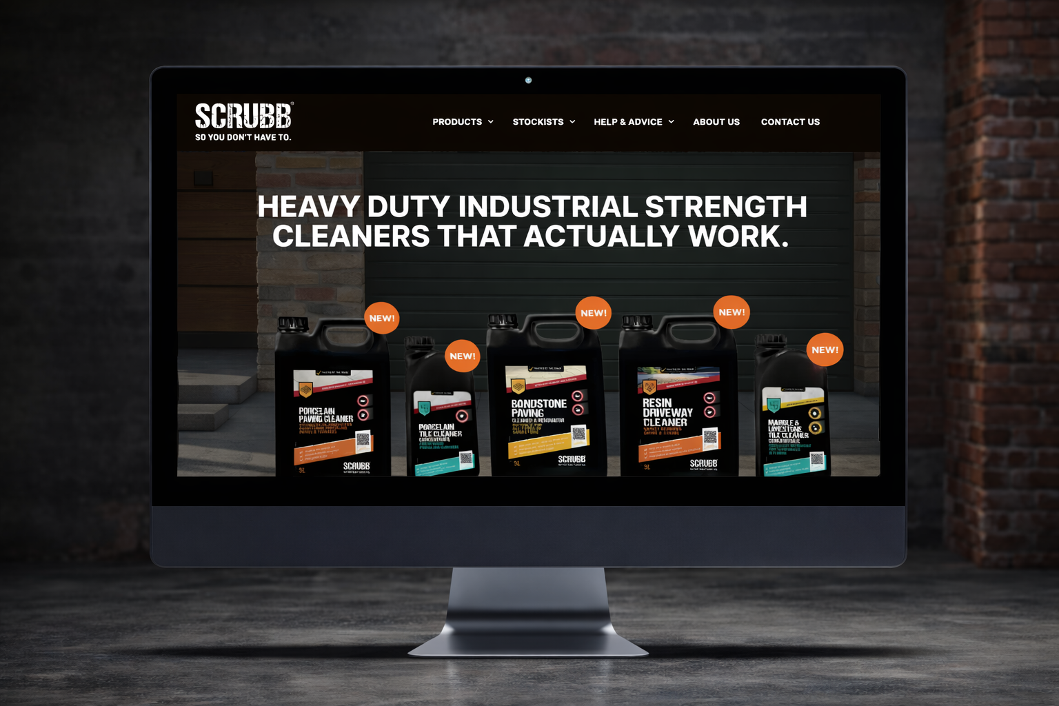 Scruboo SCRUBB so you don't have to. Heavy duty industrial-strength cleaning ...
